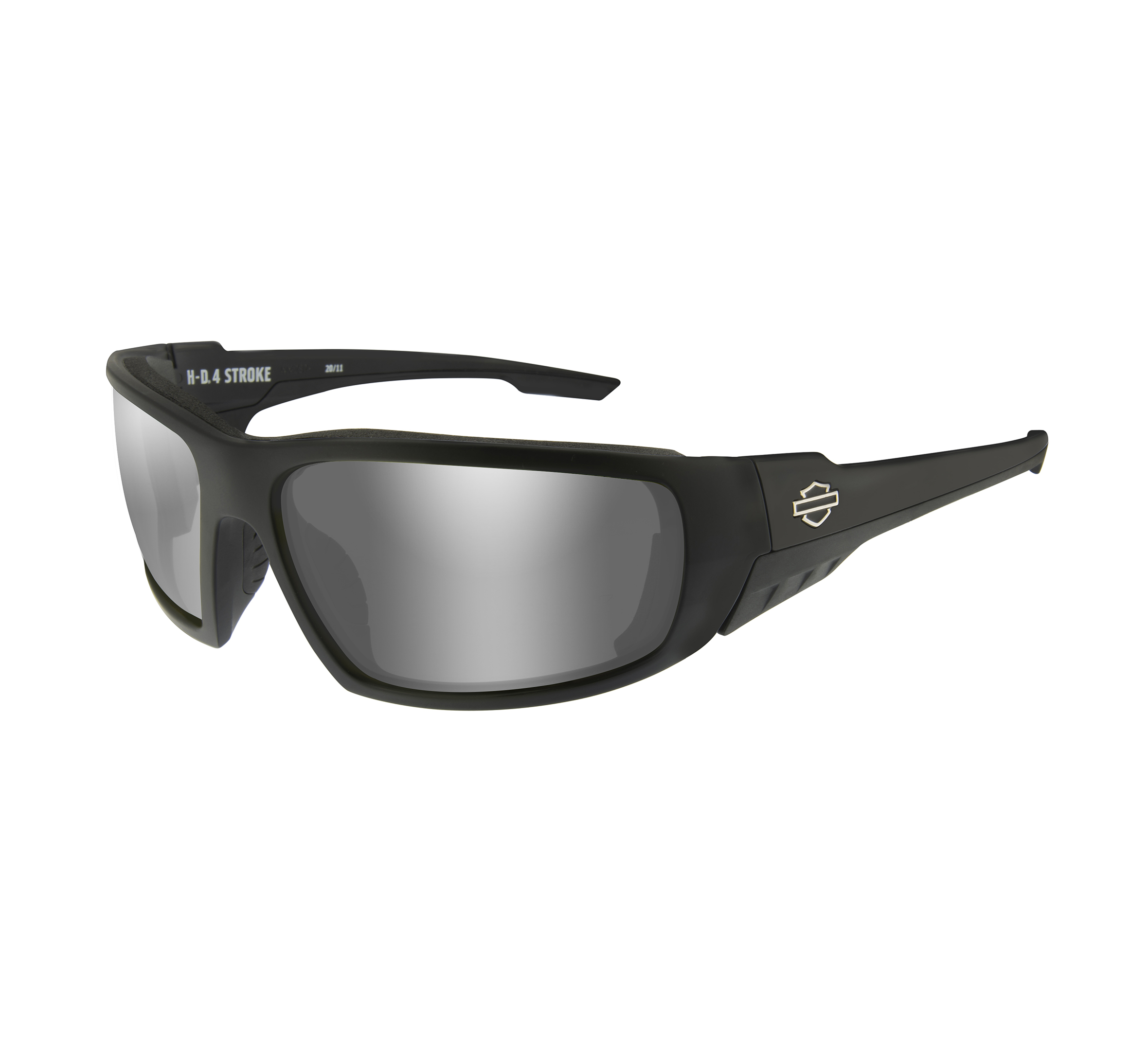 Harley Davidson Gem Sunglasses Womens Light Adjust Grey Lens Blue/Pearl Frame